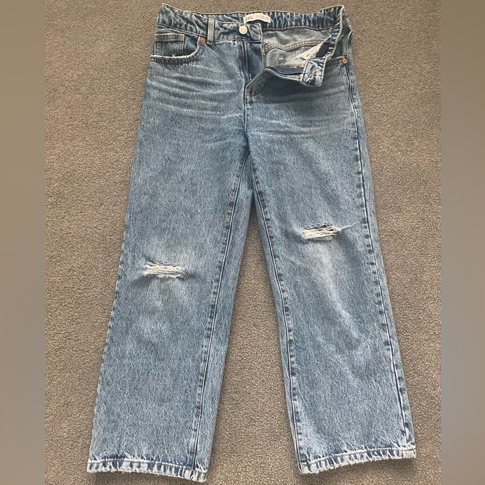Zara wide leg jeans size 13-14